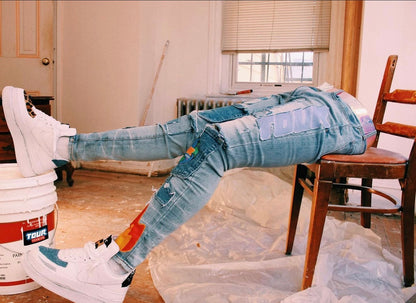 PRESSURE PATCHWORK DENIM