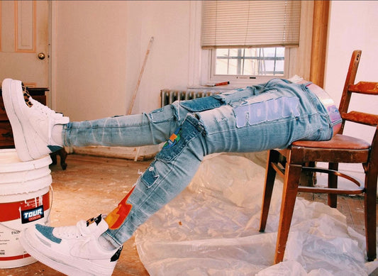 PRESSURE PATCHWORK DENIM