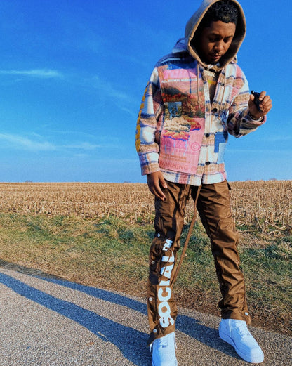 TOUR BROWN SNAP CARGO TOURIST