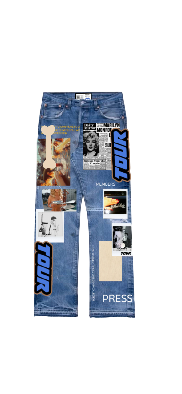 PRESSURE PATCHWORK DENIM TOURIST