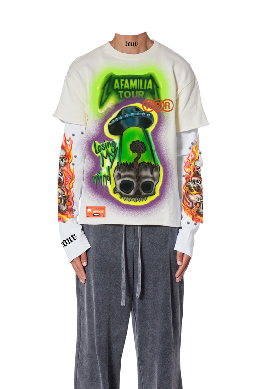 Double Sleeve Tour Airbrush Tee